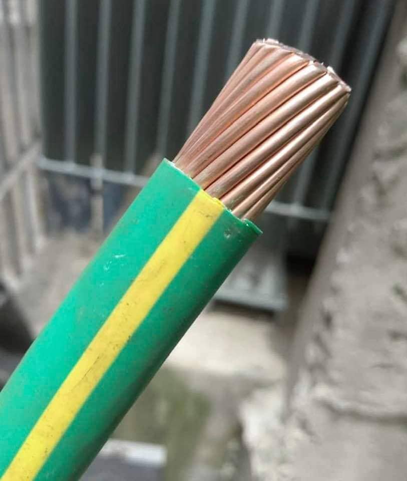 Green & Yellow PVC Insulated Stranded Copper Cable